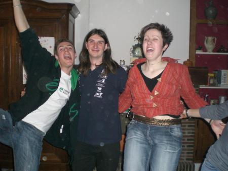 Et voilà il perd l'équilibre