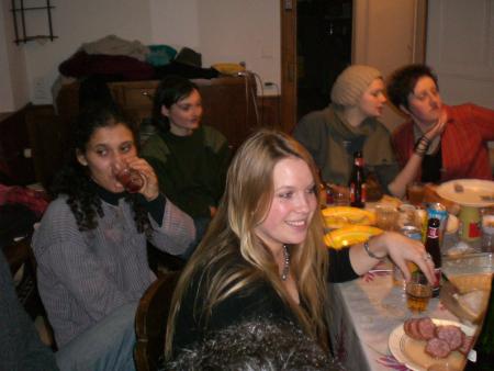 Une partie de la table