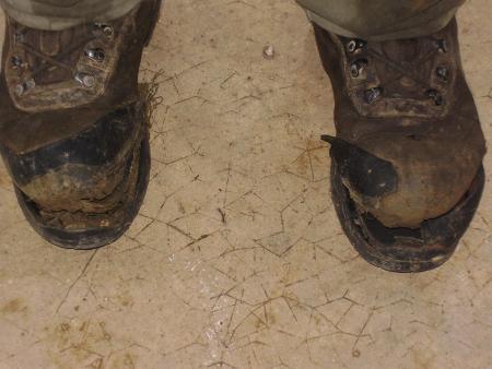 Les pompes à Copain à la fin des vendanges