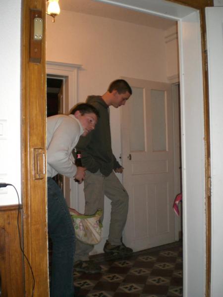 Fred et JC au pas de danse