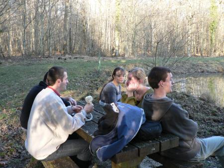 Tout le monde (sauf kéké, y'en faut un pour prendre la photo)