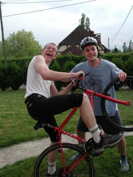 Les cyclistes professionnels