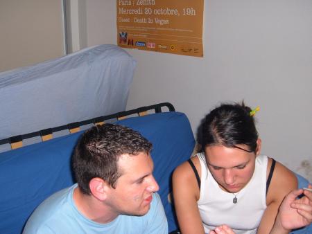 Grande discutation entre Cléa et moi