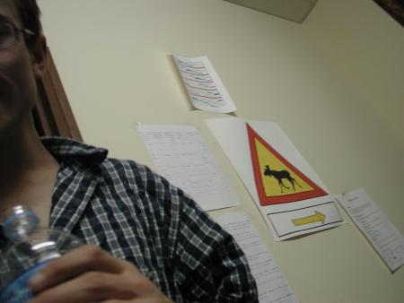 Attention : passage d'élans