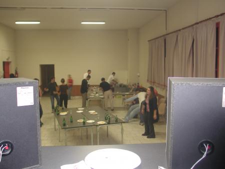 Vue depuis les enceintes