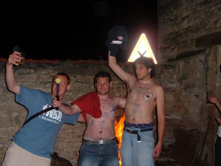 Jacky, Manu, moi et toujours ma patate