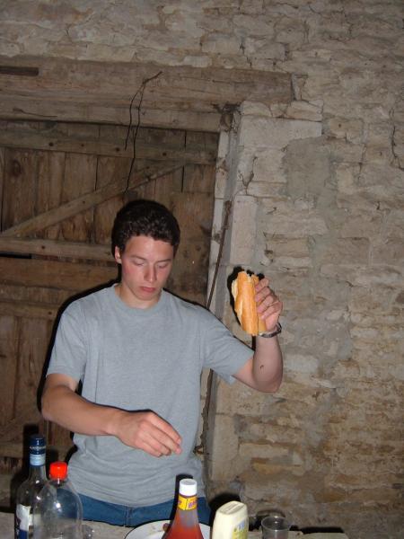 Berni et son sandwich à la fraise