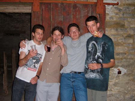 Greg, Georgio, Berni et JC