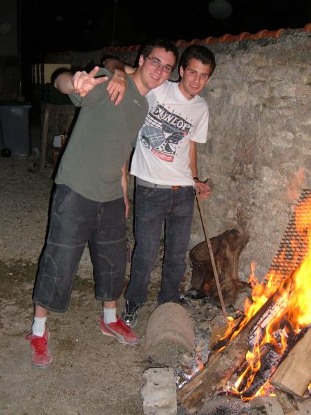 Coluche et Greg les pyromans