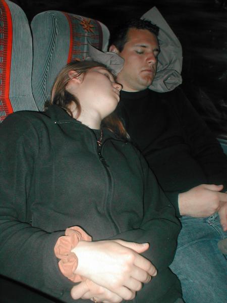 Hélène et moi qui faisons un gros dodo