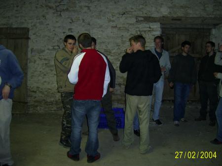 Une partie des fêtards